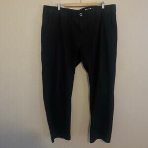 Dixxon Flannel Co D-Flexx Pants Black Mens Size 42x30 Stretch Casual Work Chinos